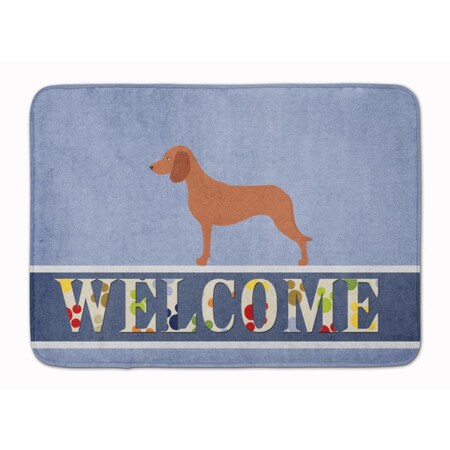 Carolines Treasures Bavarian Mountian Hound Welcome Machine Washable Memory Foam Mat BB8285RUG